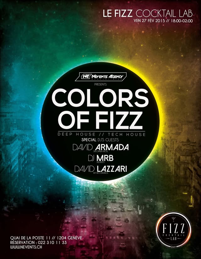 Flyer Colors of Fizz du 27 février 2015