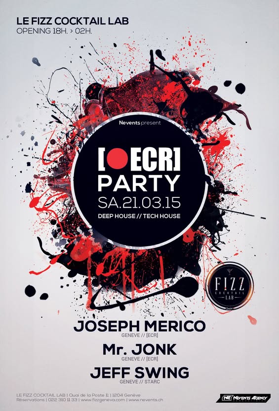 Flyer ECRI Party du 21 mars 2015